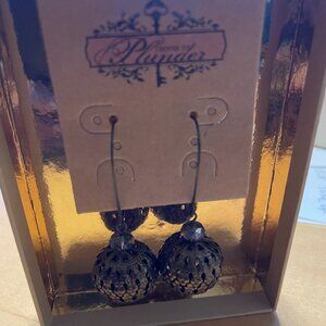 Plunder Bronze Ball Drop earrings